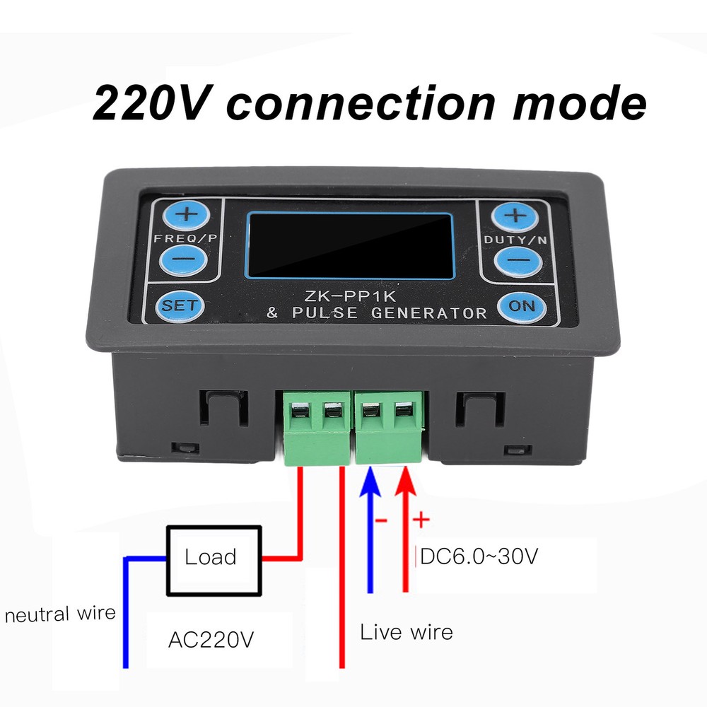 PWM Pulse Frequency Generator Duty Cycle Rectangular Square Module