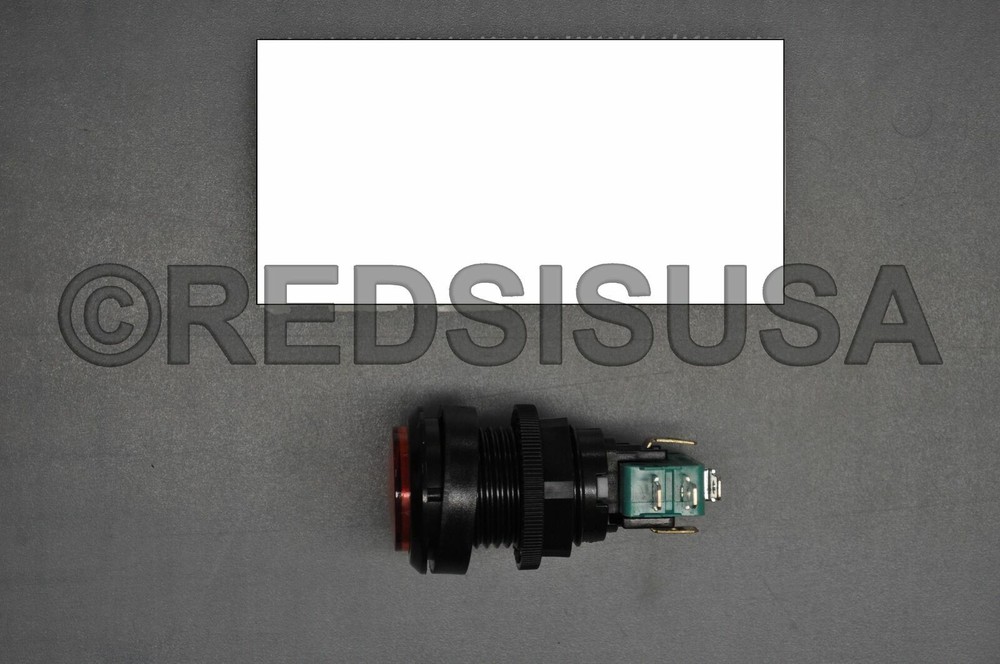 Generic Luminous Red Pulsator With Microinterruptor 2W Electro 8430552102853