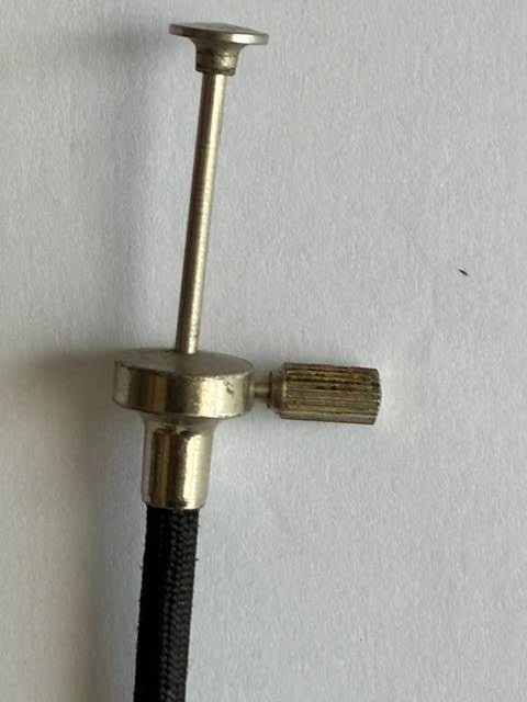 Vintage Shutter Release Cable 10" with lock - Germany