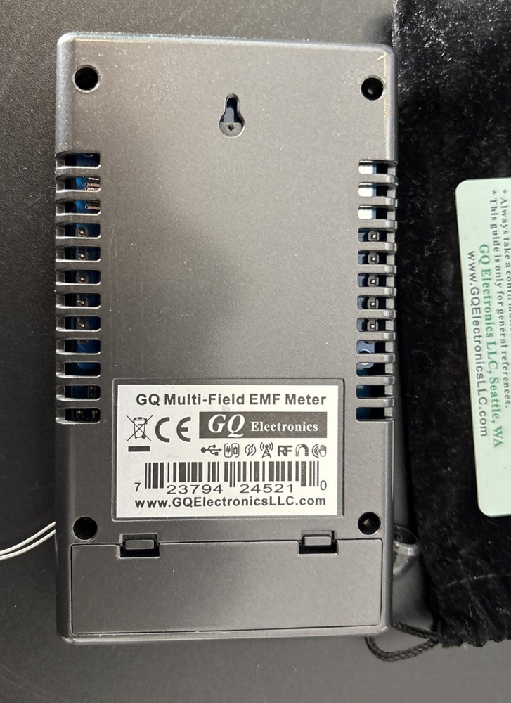 GQ EMF-390 3in1 Electromagnetic EMF Meter 5G RF Detector / data logger