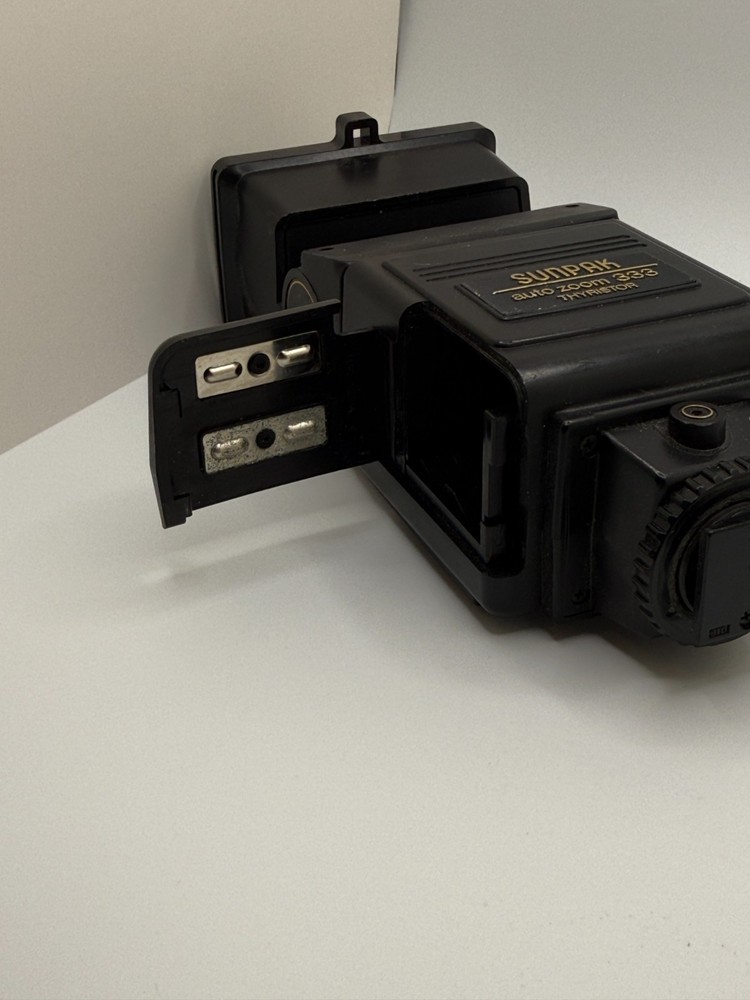 Sunpak Auto Zoom 333 Thyristor Electronic Flash Shoe Mount - Black - Untested