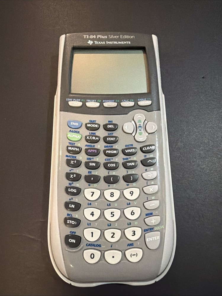 Texas Instruments TI-84 Plus Graphing Calculator Silver Edition