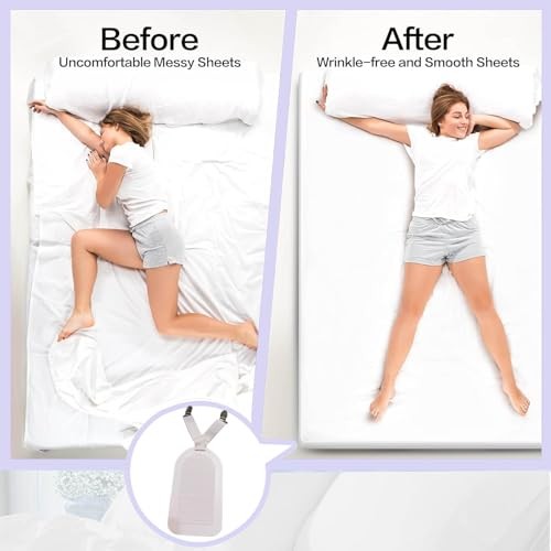 Bed Sheet Holders Straps Keep Sheets Tight & Easy Installation, 4pcs