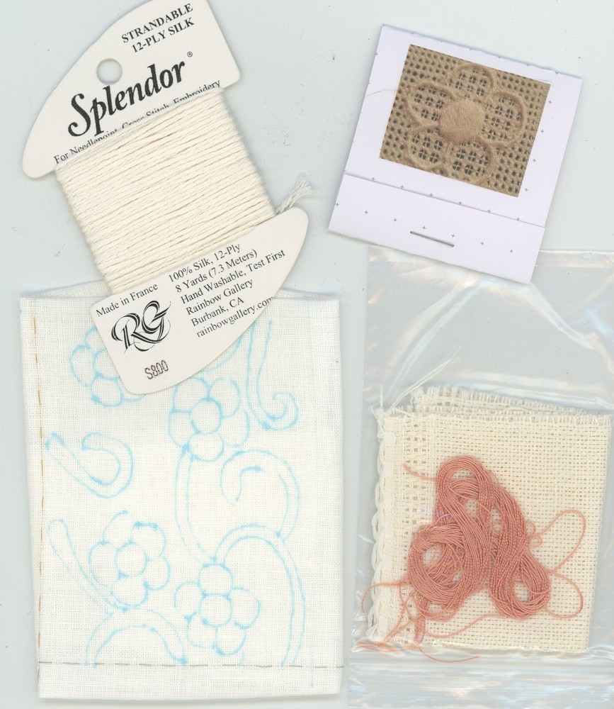 Dresden Garden Jane Ellen Balzuweit Class Lessons Needlebook Silk Pattern Book