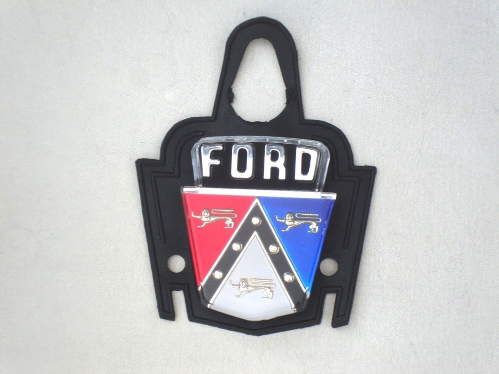 55 1955 FORD TRUNK CREST & BEZEL PAD CUSTOMLINE NEW