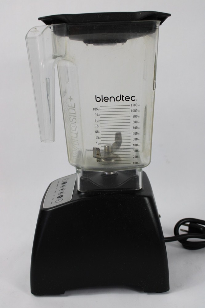 Blendtec CBT2 Classic Blender Pitcher Wildside Jar Smoothie Soup Maker Lid Black
