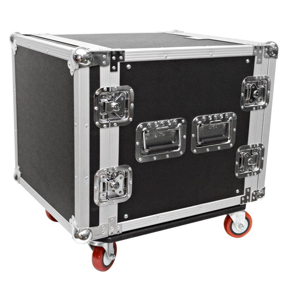 Seismic Audio 10 Space Rack Case with Casters PA DJ Pro Audio