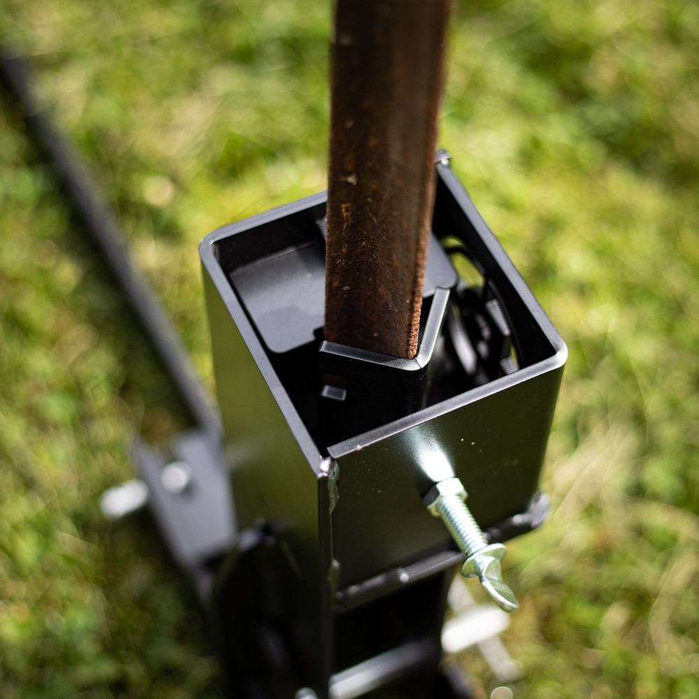 Adjustable T-Post Base Steel Target Mount