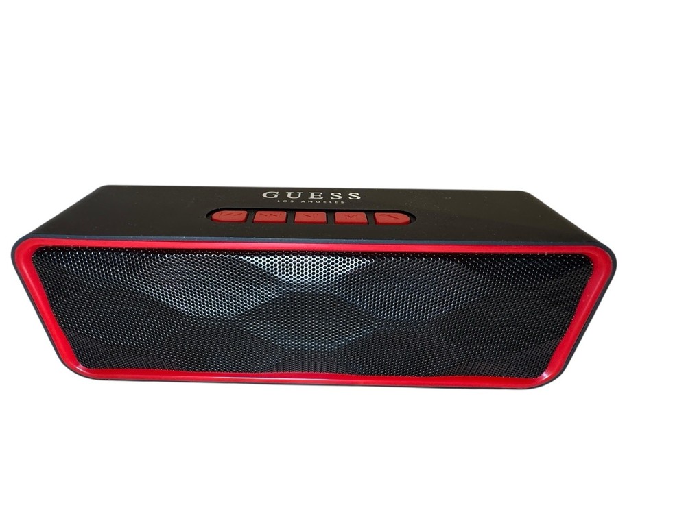 BLUETOOTH SPEAKER PORTABLE -GUESS  RED AND BLACK