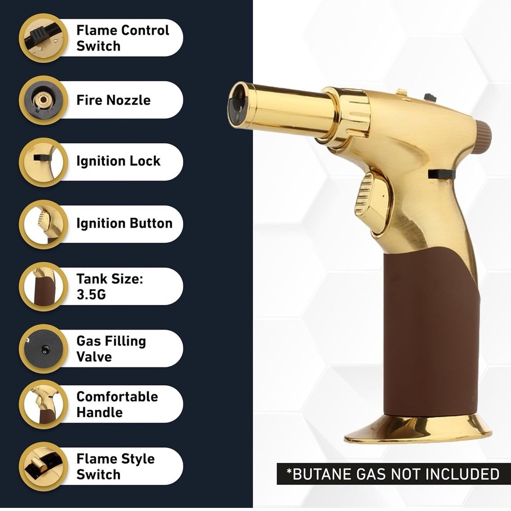 Powerful Dual Flame Jet Lighter