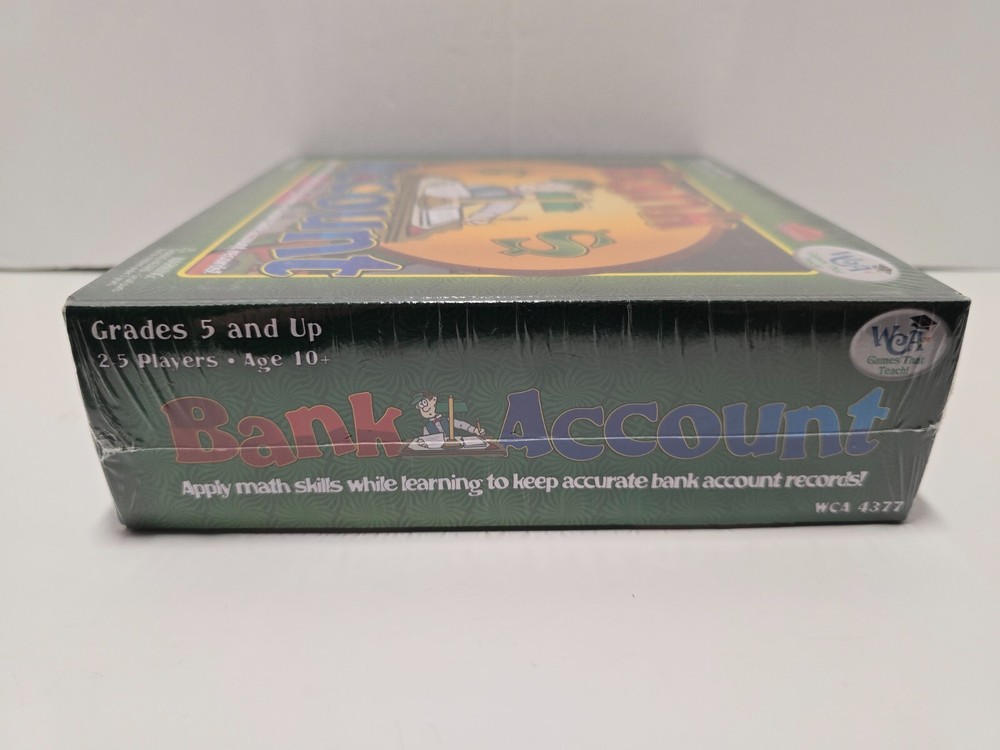 Bank Account Learning Game Math Skills WCA 4377