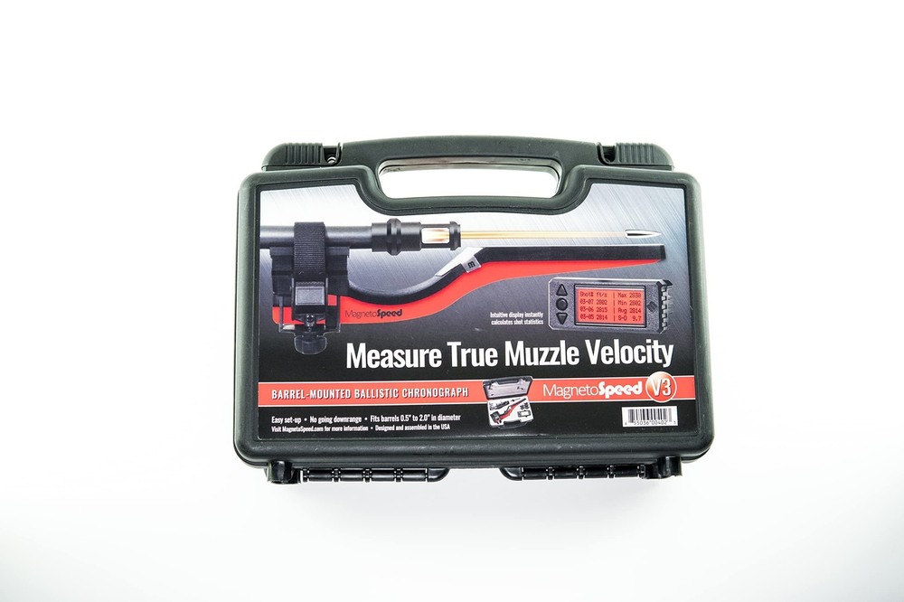 MagnetoSpeed V3 Barrel-Mounted Ballistics Chronograph Kit, Black, Hardcase