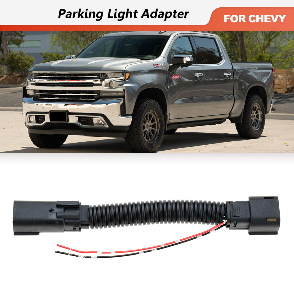 For 19-23 Chevrolet Silverado Plug&Play Parking Light Adapter for LED Headlight