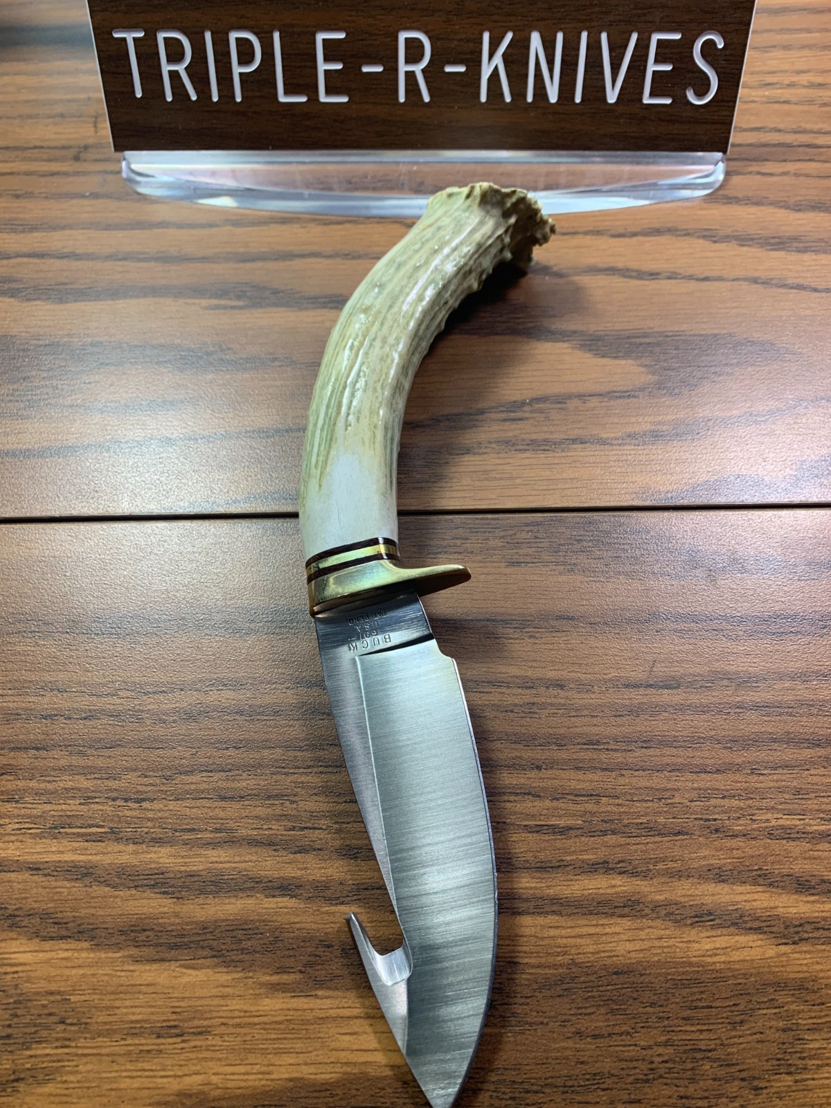 Leroy Remer Customized Buck 691 Vanguard with Gut Hook