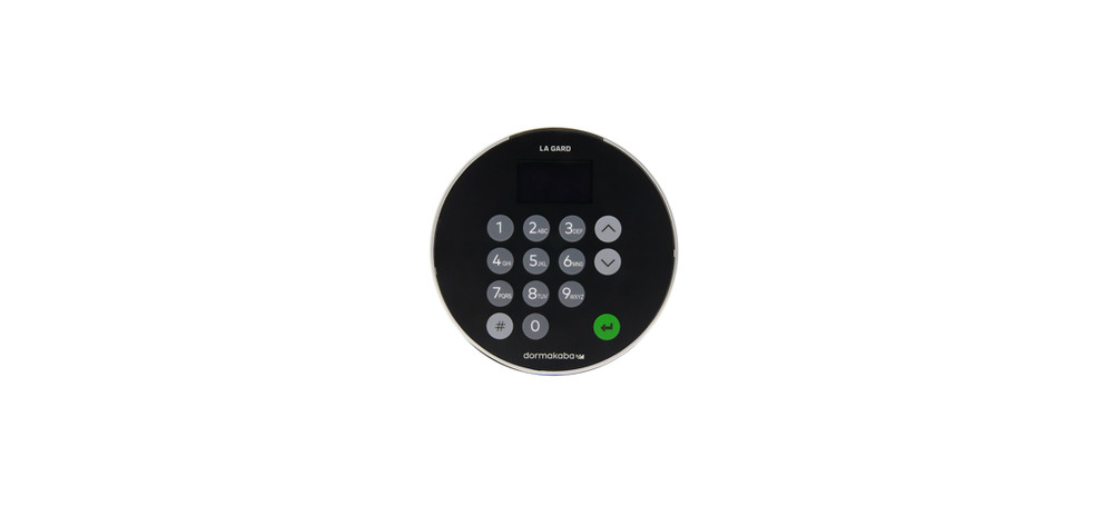 Electronic Safe Keypad 700 Basic, Serviceable, Standard Profile, Backlit, Satin