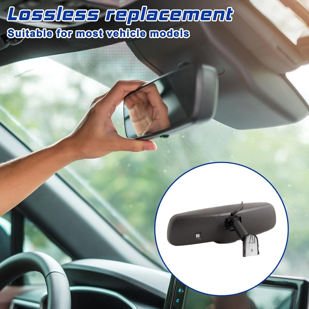 3 Pcs Universal Rear View Mirror Mount, View Mirror Mounting Kit Bracket