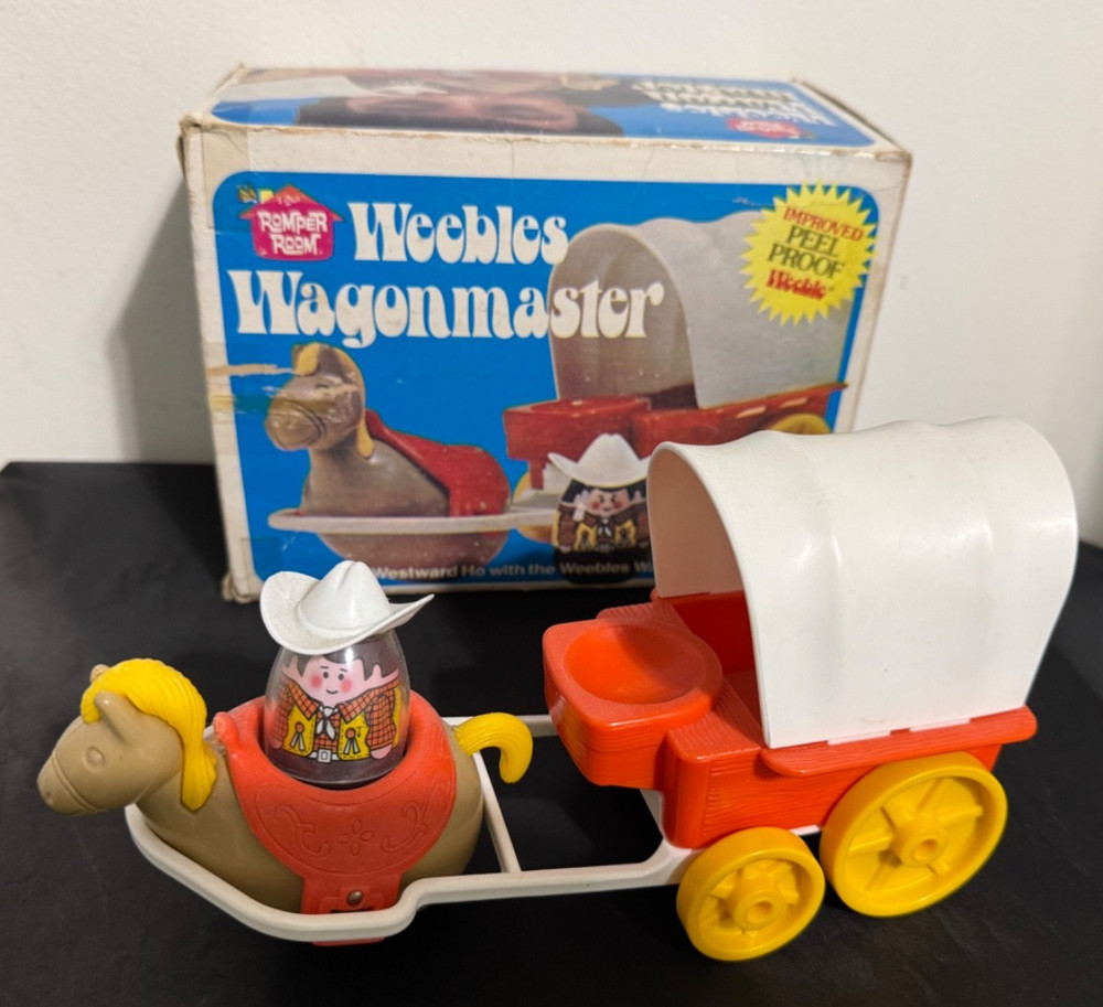 Weebles Wagon Master complete with original box