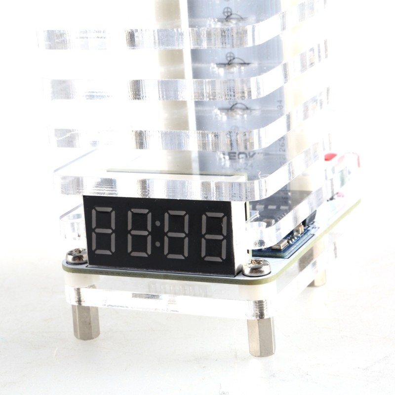 Auditory Spectrum Tower Set Voice Controlled 7 Color Display LED Leveling