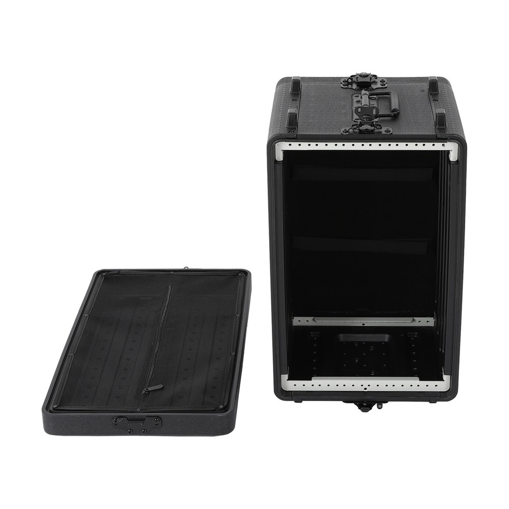 6u Rack Case Dust-proof With Microphone Storage Equalizers Amplifiers Speaker