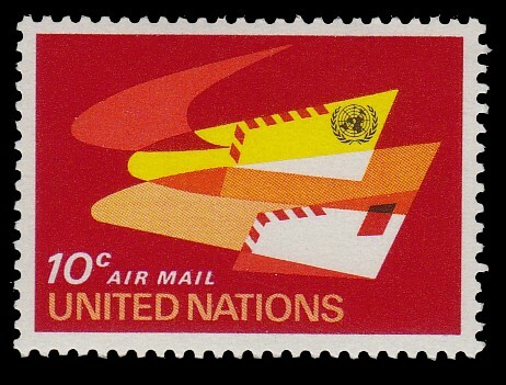 UN New York #Mi213 MNH 1969 Airmail Envelope [C14]