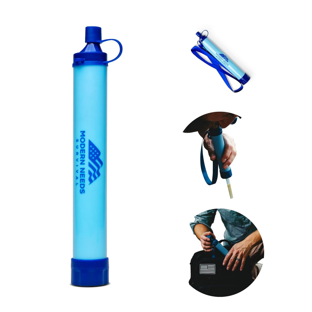 Ready Filter Personal Water Filter Straw | Backpacking Water Filter for Hiking &