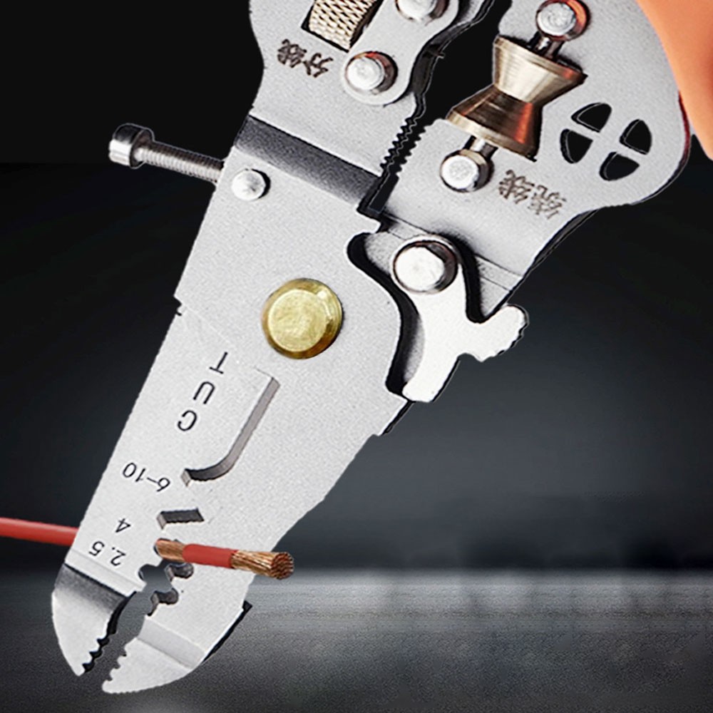 Ultimate 10in1 Wire Stripper: Precision Stainless Steel Multi-Tool for CuttingCW