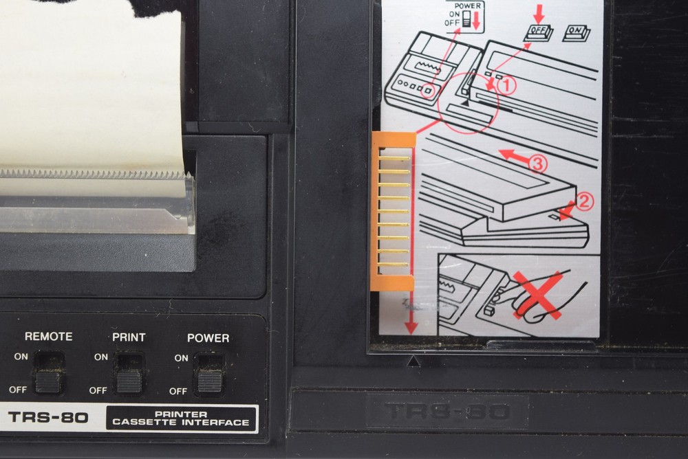 Radio Shack TRS-80 Printer/Cassette Interface Dock Not Tested As Is