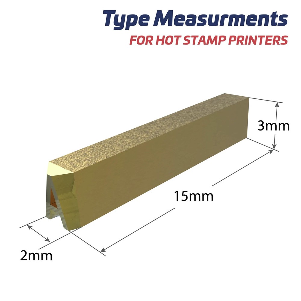 3mm Hot Stamp Holder for Hot Foil Stamping Coder Printer