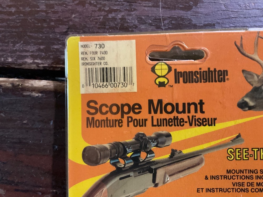 Holden Ironsight Model 730 See Thru Scope Mount
