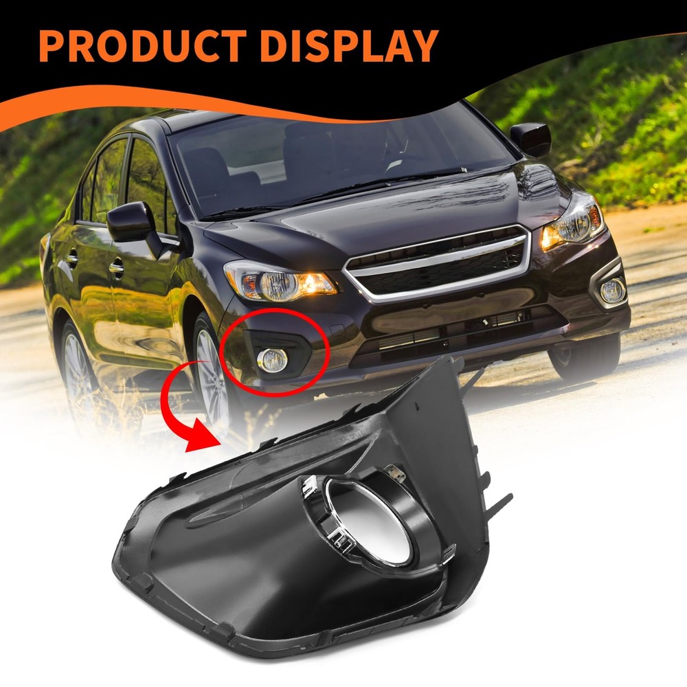 Aspaton Right Side Front Bumper Fog Light Bezel Frame Compatible with Impreza...