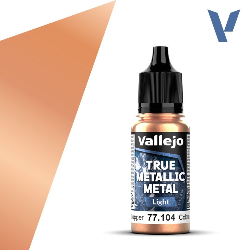Vallejo True Metallic 77.104 Ancient Copper (Light) 18ml