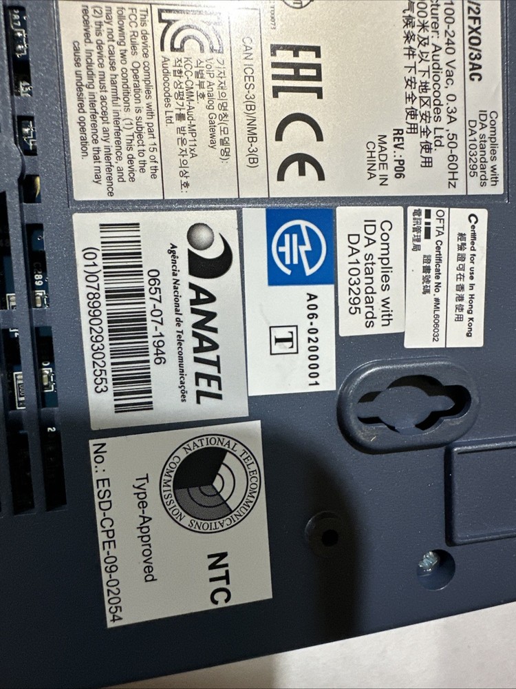 Audiocodes mp-114