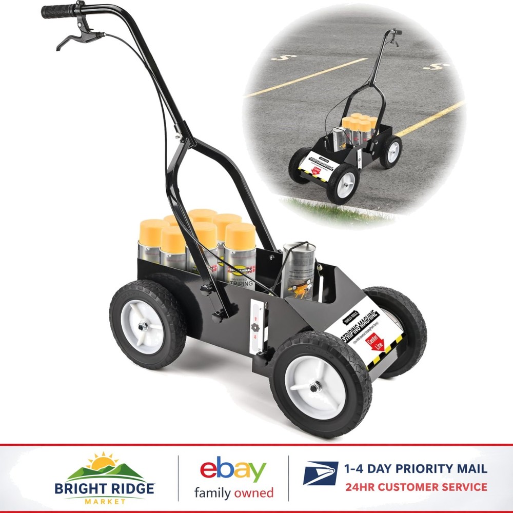 Portable Line Marking Machine for Courts and Fields with Adjustable Stripe Width