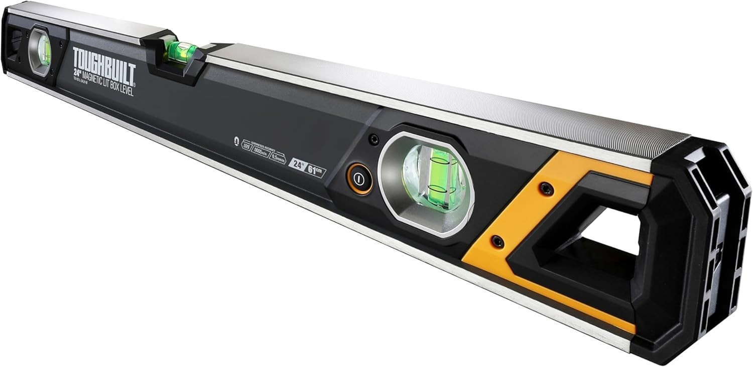 ToughBuilt – 24" Magnetic Lit Box Level