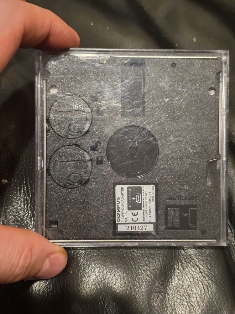 Olympus CAMEDIA MAFP-2 Flash Path Floppy Disk Adapter SmartMedia w/ Case