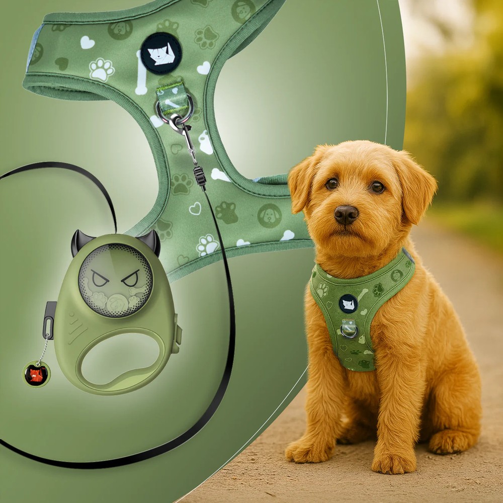 Cheeky Imp Pet Harness + Leash Set