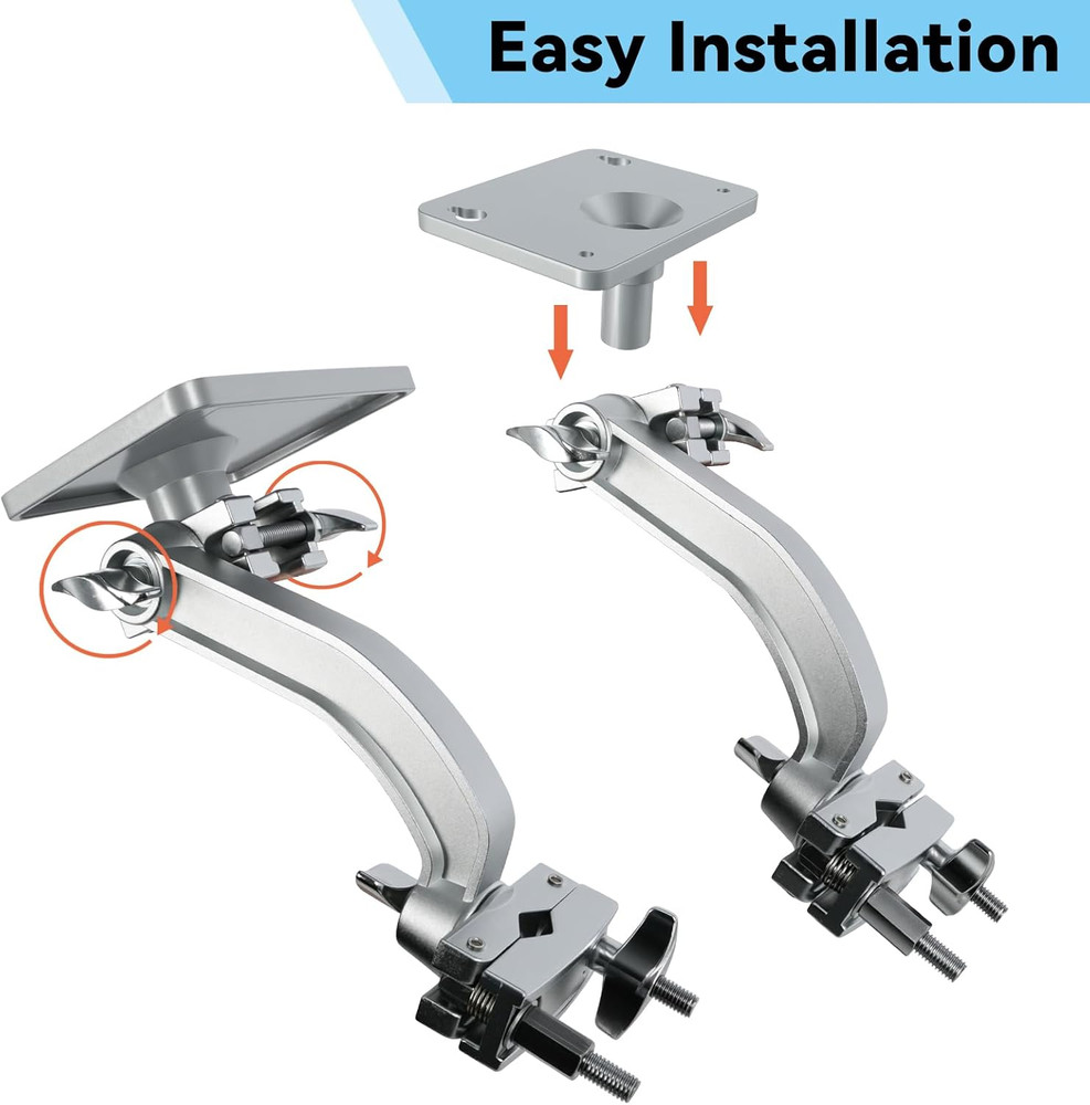 Electronic Module Mounting Plate with Clamp Electronic Drum Module Mount Holder