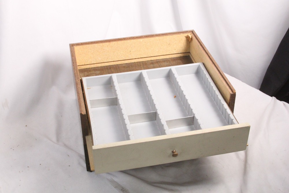 Needle Phonograph Storage Box Case 14" x 13" x 3.5" Two Stacking Boxes + extra