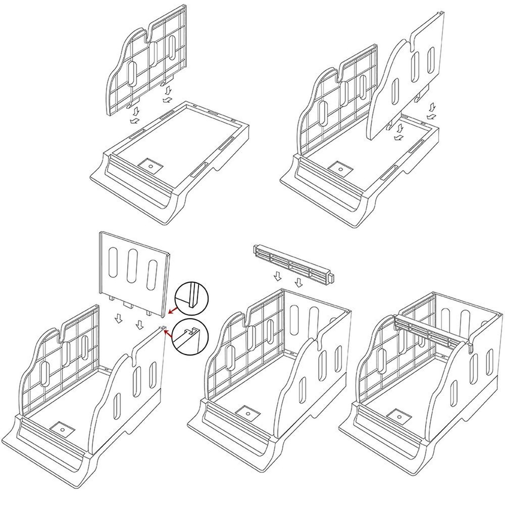 Label Holder for Rolls and Fanfold Labels - Desktop Label Printer Accessory
