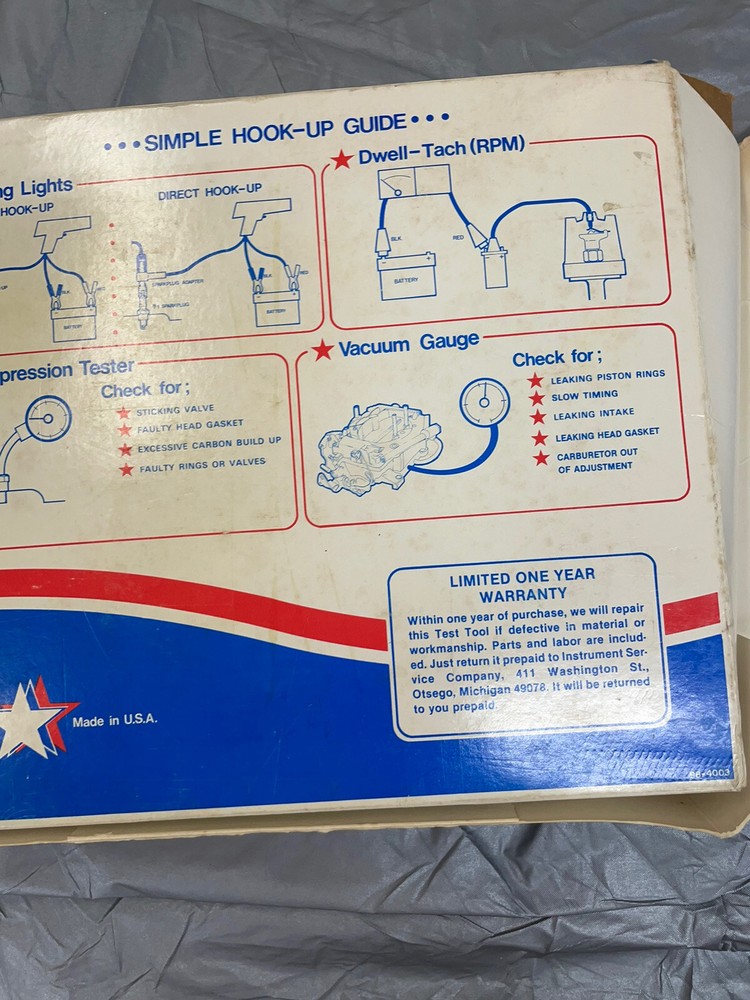 KAR CHECK MODEL 4450 ENGINE SYSTEM Analyzer
