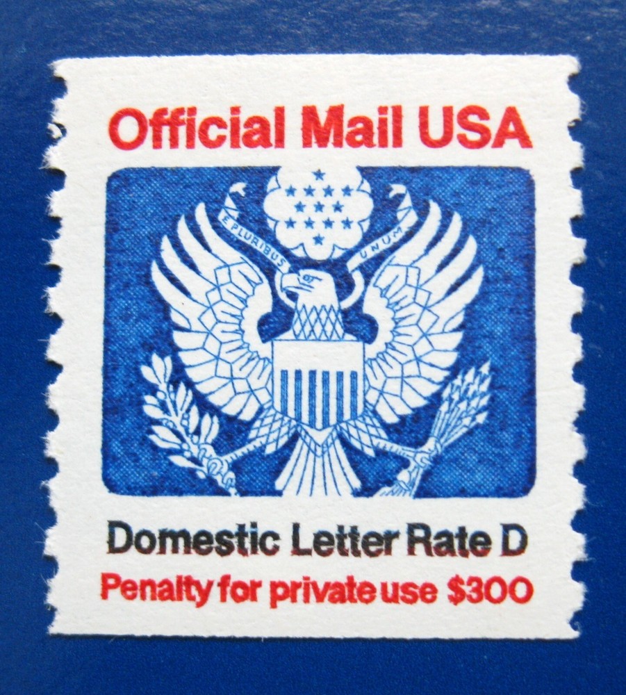 Sc # O139 ~  D Rate (22 cent) Eagle. Official Mail Stamp Issue