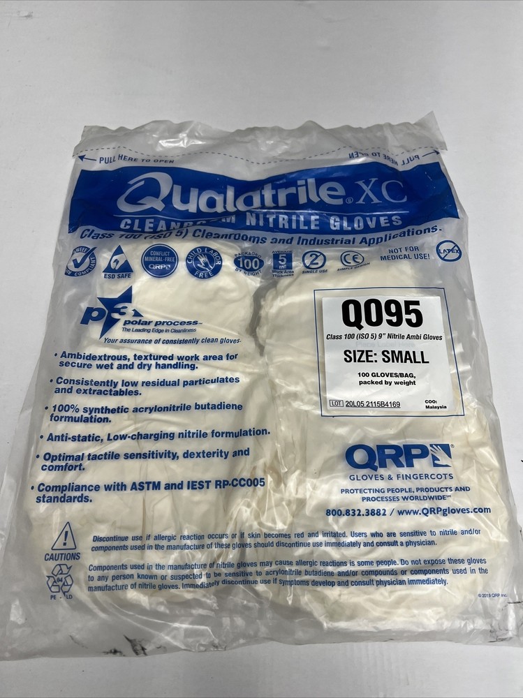 Qualatrile Q095 Nitrile Ambi Gloves