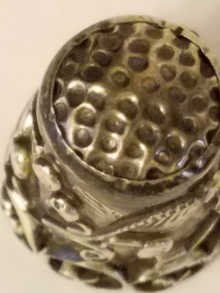 Antique Sterling Silver 925 Thimble