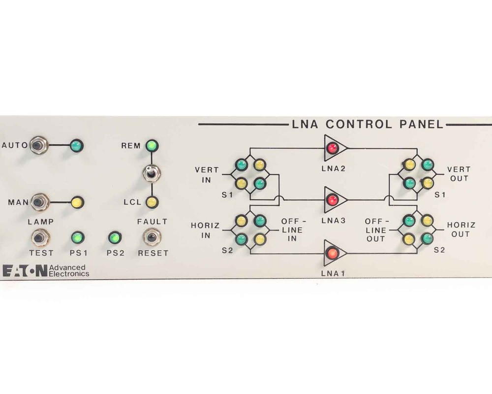 Specialty Microwave 573874-1 LNA Control Panel SATCOM Rack Mount Eaton