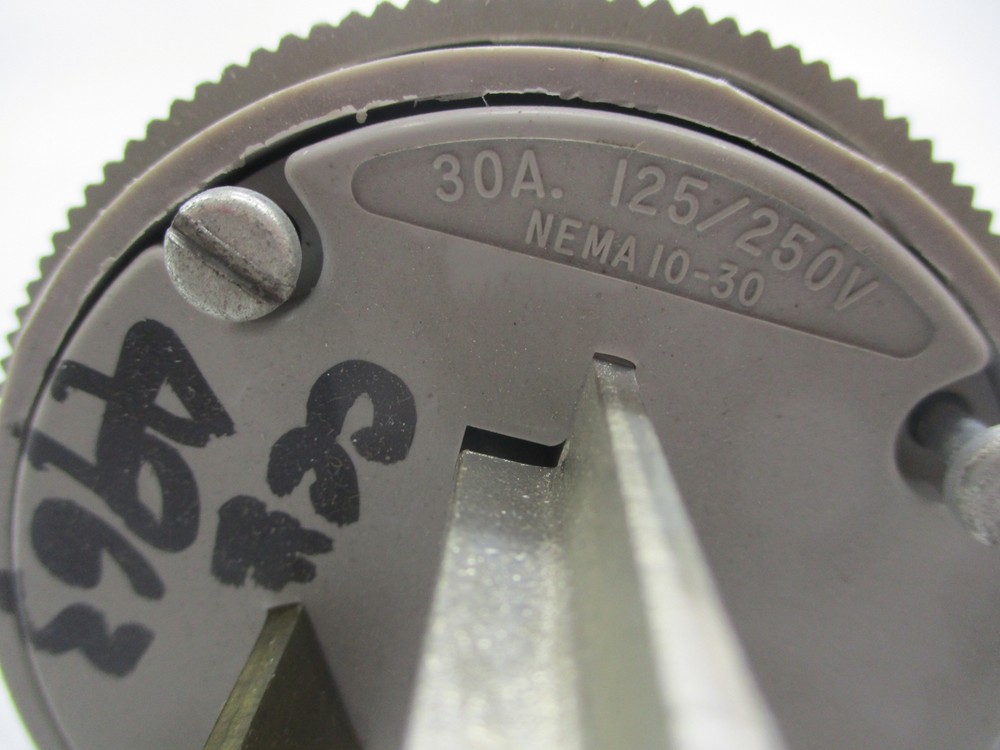 INDUSTRIAL SPARE NEMA 10-30 PLUG UNMP