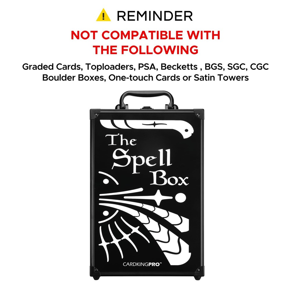 Game Card Storage Case (PRO/MTG Edition) | Suitable for Magic The Gathering, ...