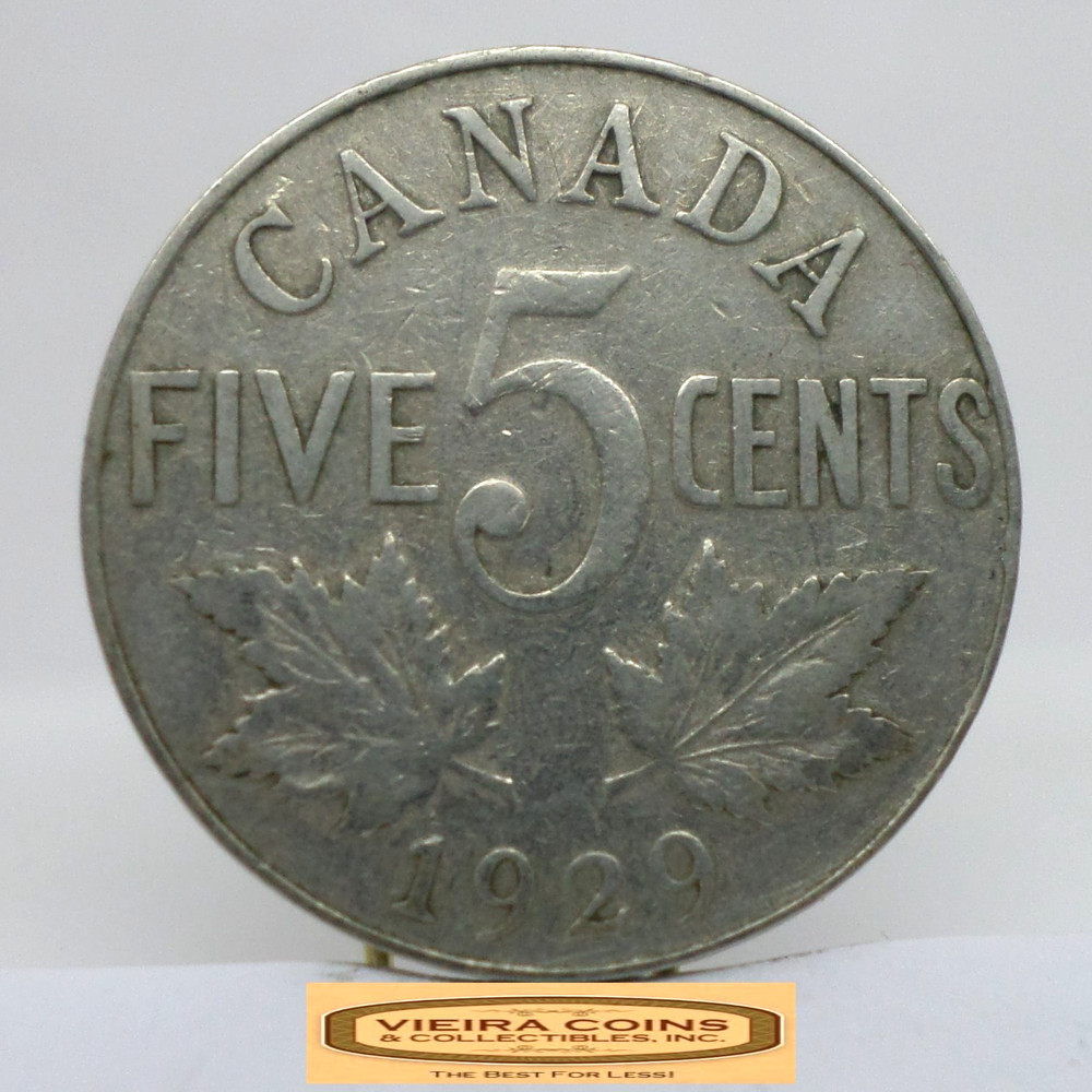 1929 Canada 5 Cents - #C56020NQ