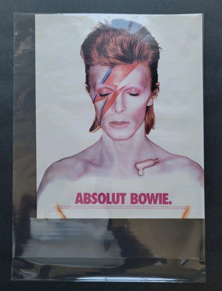 David Bowie Absolut Promo Print Advertisement 2003