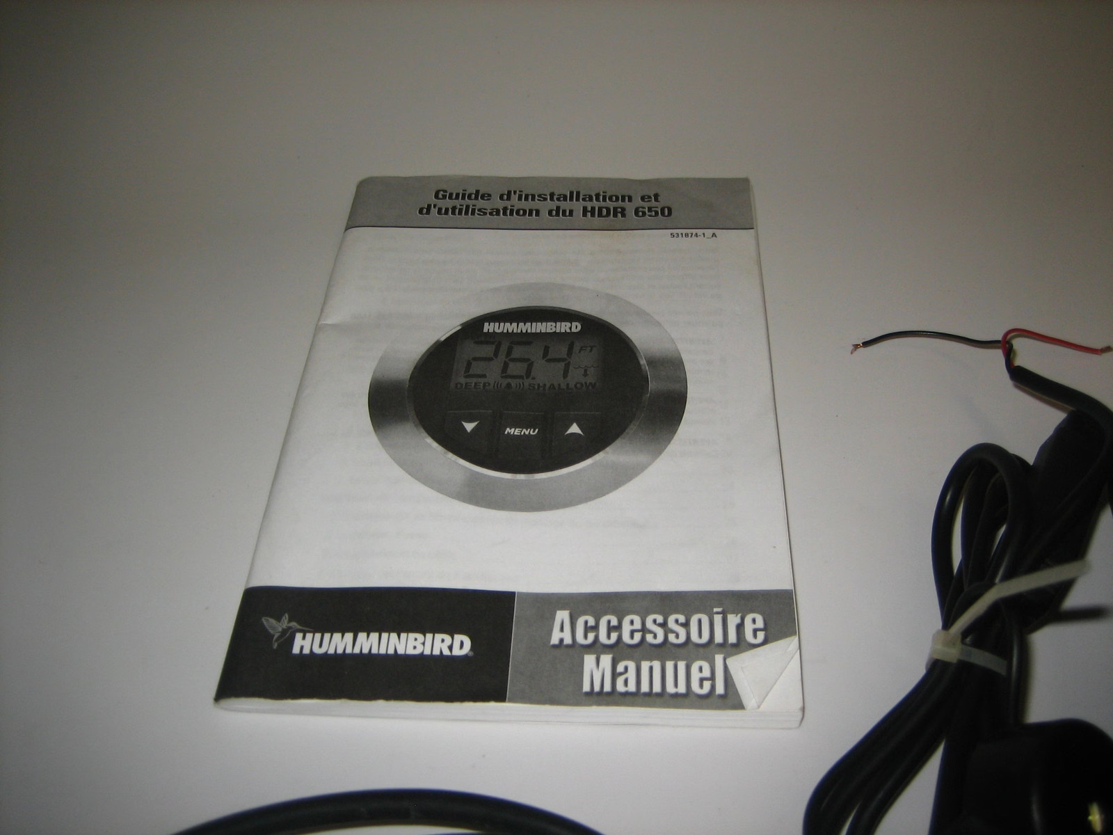 Humminbird HDR 650 Depth Finder Instrument Display - NEW OPEN BOX