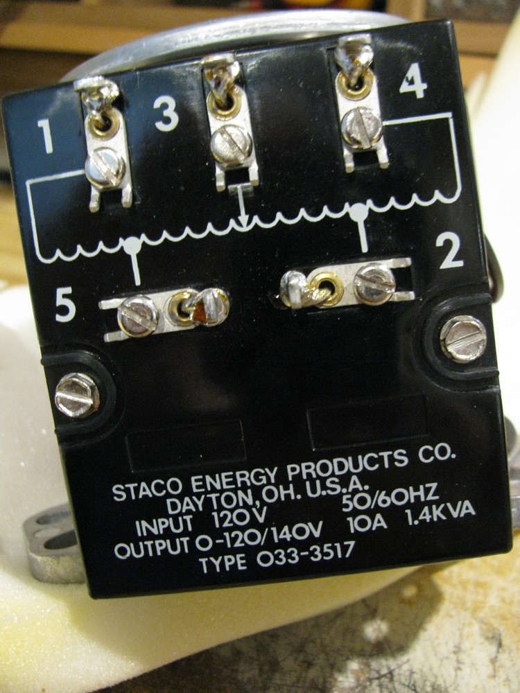 Staco Variable Transformer Type 033-3517